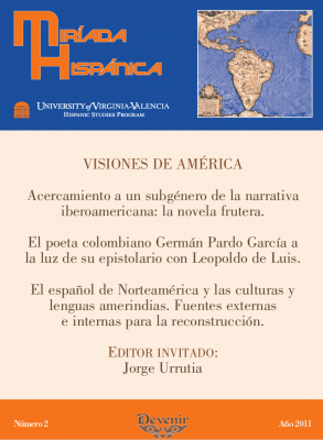 Portada de Miríada Hispánica, Número 2: Visiones de América