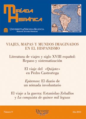 Portada de Miríada Hispánica, Número 9: Viajes , Mapas y mundos imaginados en el hispanismo