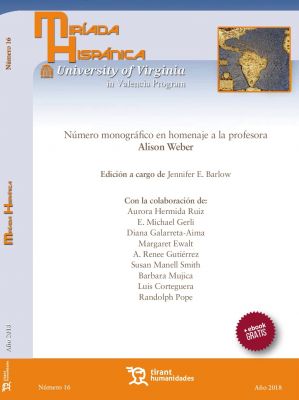 Portada de Miríada Hispánica, Número 16: Monográfico Alison Weber