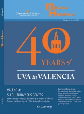 Portada de Miríada Hispánica, Número 20: Valencia, su cultura y sus gentes